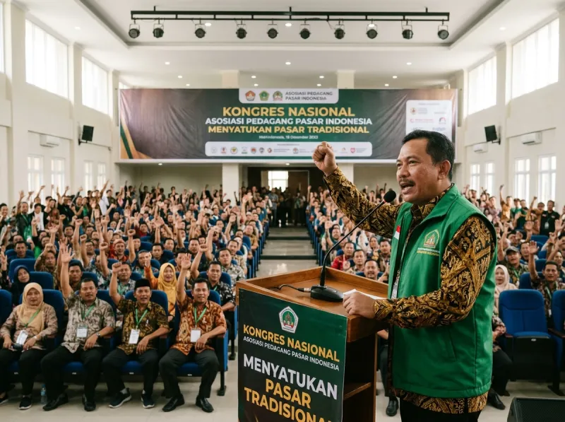 Peluncuran Sistem KTA Digital dan Layanan Pengaduan Cepat Pedagang Pasar Banyuasin